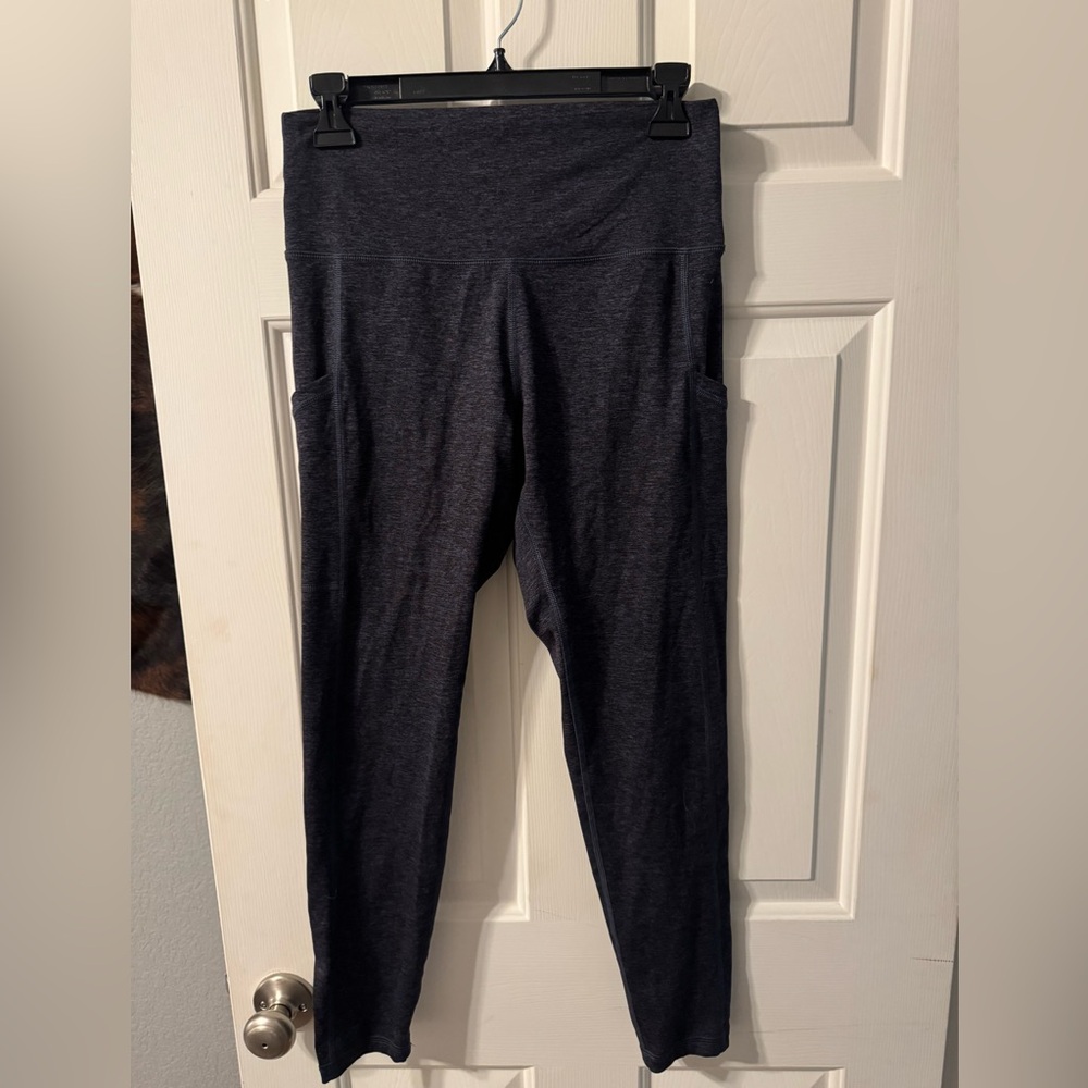 Aerie Navy High-Waisted Leggings